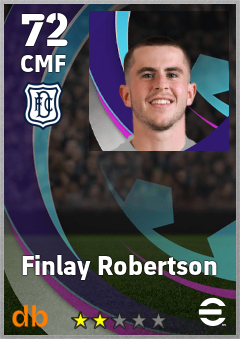 Finlay Robertson — CMF, OVR 72, MAX 72