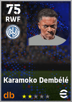 Karamoko Dembélé — RWF, OVR 75, MAX 75