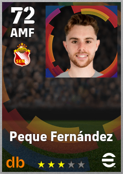Peque Fernández eFootball player card