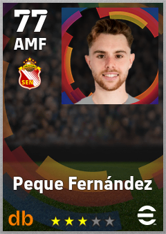 Peque Fernández — AMF, OVR 77, MAX 77