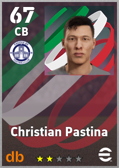 Christian Pastina — CB, OVR 67, MAX 67