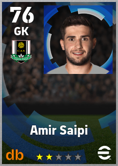 Amir Saipi — GK, OVR 76, MAX 76