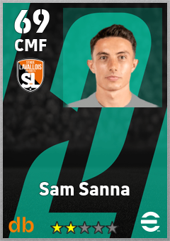 Sam Sanna — CMF, OVR 69, MAX 69