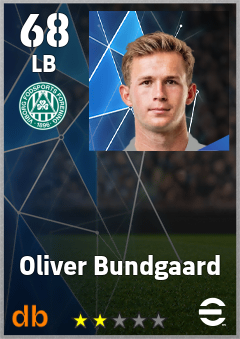 Oliver Bundgaard — LB, OVR 68, MAX 68