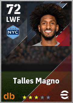 Talles Magno — LWF, OVR 72, MAX 72