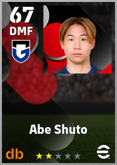 Abe Shuto eFootball player card