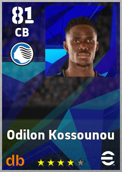 Odilon Kossounou — CB, OVR 81, MAX 81