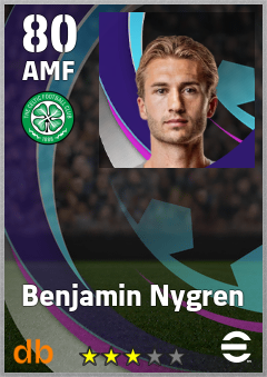 Benjamin Nygren — AMF, OVR 80, MAX 80