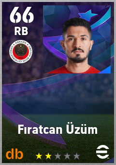 Fıratcan Üzüm — RB, OVR 66, MAX 66