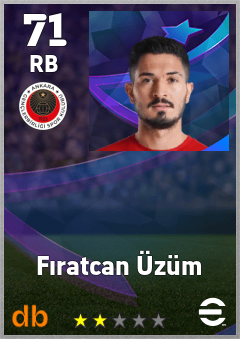 Fıratcan Üzüm — RB, OVR 71, MAX 71