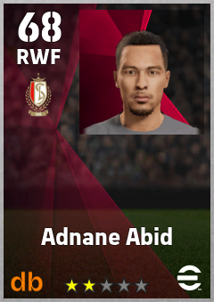 Adnane Abid — RWF, OVR 68, MAX 68