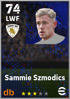 Sammie Szmodics — LWF, OVR 74, MAX 74