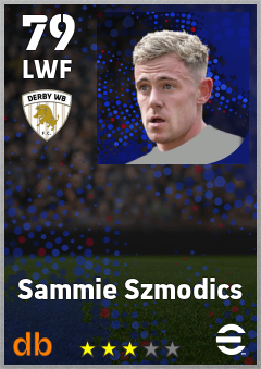 Sammie Szmodics — LWF, OVR 79, MAX 79