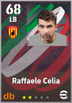 Raffaele Celia — LB, OVR 68, MAX 68