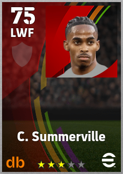 C. Summerville eFootball player card