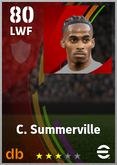 C. Summerville eFootball player card