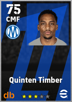 Quinten Timber eFootball player card