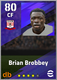 Brian Brobbey — CF, OVR 80, MAX 89