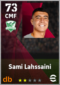 Sami Lahssaini — CMF, OVR 73, MAX 73