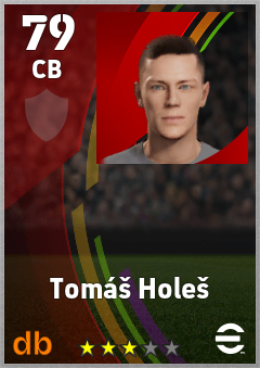 Tomáš Holeš — CB, OVR 79, MAX 88