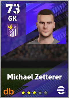 Michael Zetterer — GK, OVR 73, MAX 73