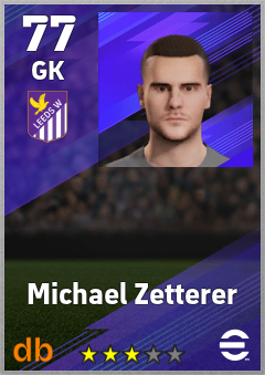 Michael Zetterer — GK, OVR 77, MAX 77