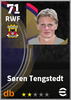 Søren Tengstedt — RWF, OVR 71, MAX 71