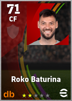 Roko Baturina — CF, OVR 71, MAX 71