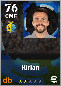Kirian — CMF, OVR 76, MAX 76