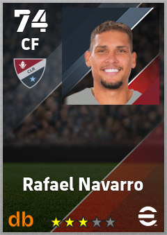 Rafael Navarro — CF, OVR 74, MAX 74