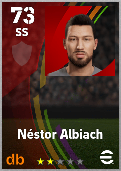 Néstor Albiach — SS, OVR 73, MAX 73
