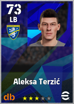 Aleksa Terzić — LB, OVR 73, MAX 73