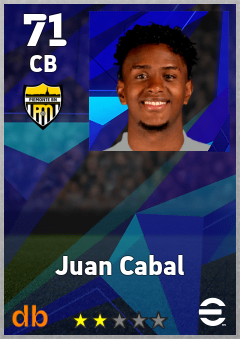 Juan Cabal eFootball player card