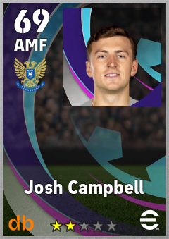 Josh Campbell eFootball player card