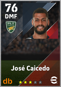 José Caicedo eFootball player card