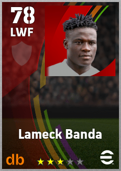 Lameck Banda eFootball player card