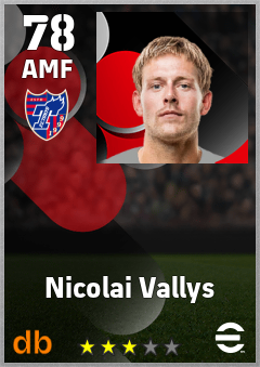 Nicolai Vallys — AMF, OVR 78, MAX 78