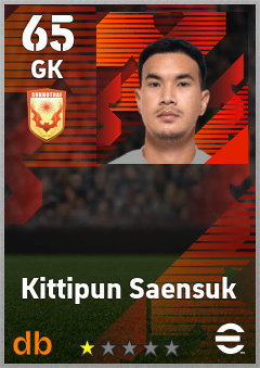 Kittipun Saensuk — GK, OVR 65, MAX 65