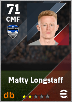 Matty Longstaff — CMF, OVR 71, MAX 71