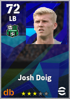 Josh Doig eFootball player card