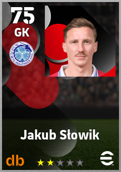 Jakub Słowik — GK, OVR 75, MAX 75