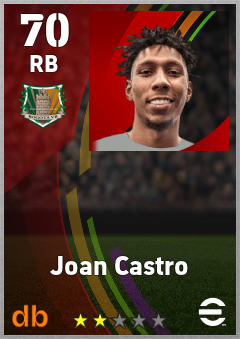 Joan Castro — RB, OVR 70, MAX 70