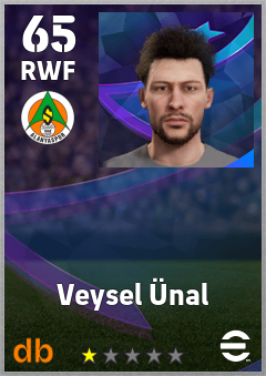 Veysel Ünal — RWF, OVR 65, MAX 65