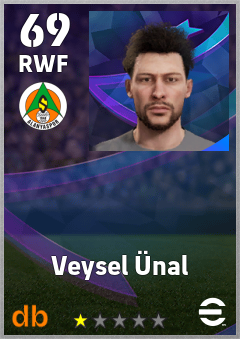 Veysel Ünal eFootball player card