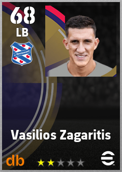 Vasilios Zagaritis — LB, OVR 68, MAX 68