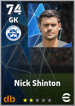Nick Shinton eFootball player card