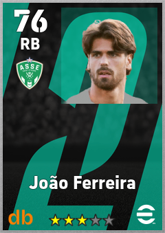 João Ferreira — RB, OVR 76, MAX 76