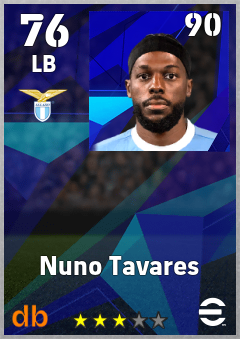 Nuno Tavares eFootball player card