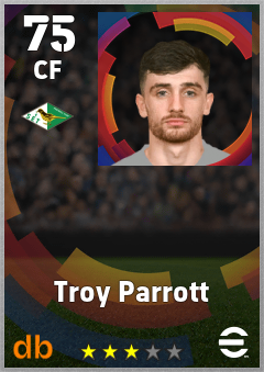 Troy Parrott eFootball player card