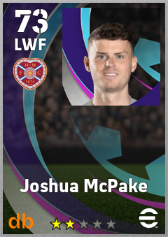 Joshua McPake eFootball player card